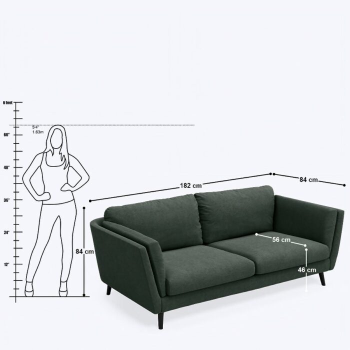 Furn Shine - The Claire 3-Seater Sofa - Image 5