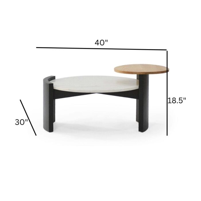 Furn Shine -  Yunjai Black Coffee Table - Image 6