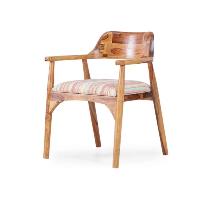 Furnshine - Edie Sheesham Wood Dining/Armrest Chair - Image 5
