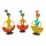 Furnshine - Cannon Indian Handcrafted Metal Musician Set – Ethnic Rajasthani Decor for Home, Office & Gifts (Set of 3) - Image 5