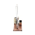 Furnshine - Cody Stethoscope Desk Organizer Clock – Multicolor Metal Heart Showpiece with Pen Holder & Wooden Base for Doctors - Image 7