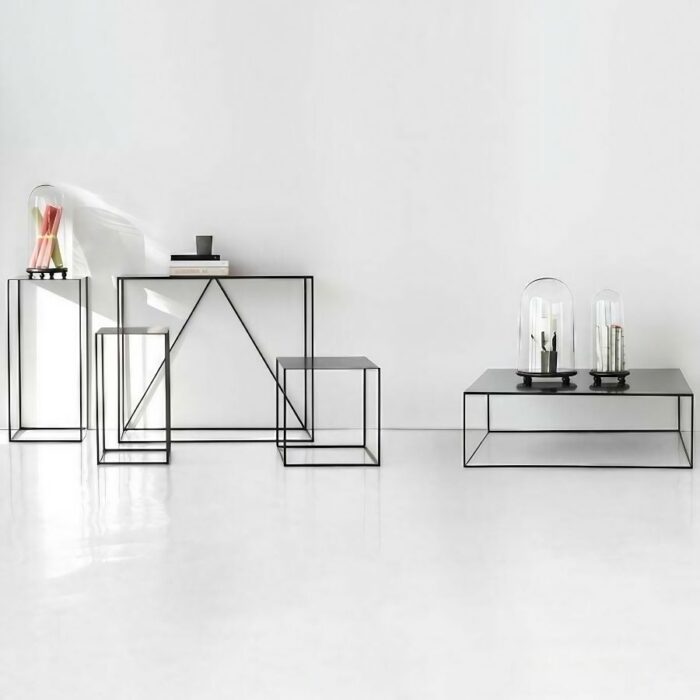 Furnshine - Grisly Powder Coated Modular Rectangular Metal Coffee Table - Image 2