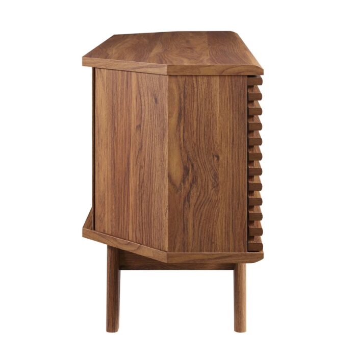 Furnshine - Modway Render 46" Corner TV Stand With Wal Finish - Image 8