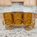 Furnshine - Slater Metal Cutlery/Spoon Holder & Spoon Stand Kitchen Organizer for Utensils (Golden Color) - Image 5