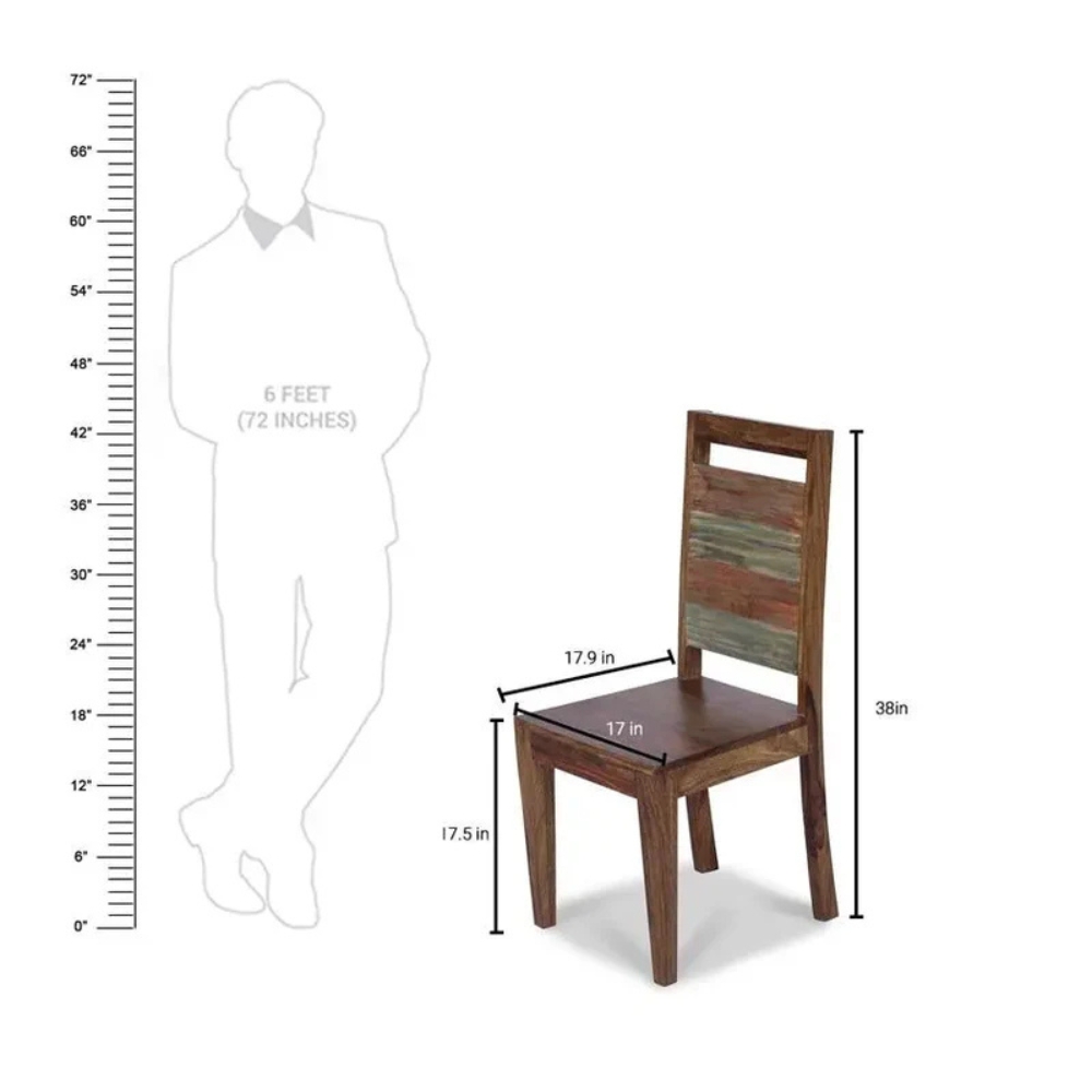 5-17-2.jpg Furnshine - Rosie Solid Sheesham Wood Antique Finish Chair - Image 5