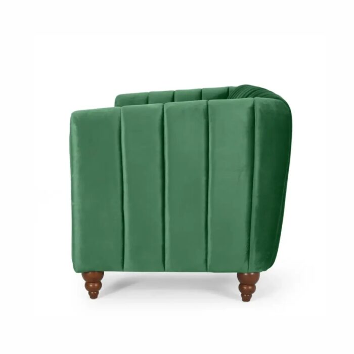 Furnshine - Alexus 77.25'' 3+1 Seater Velvet Tuxedo Arm Sofa - Image 5