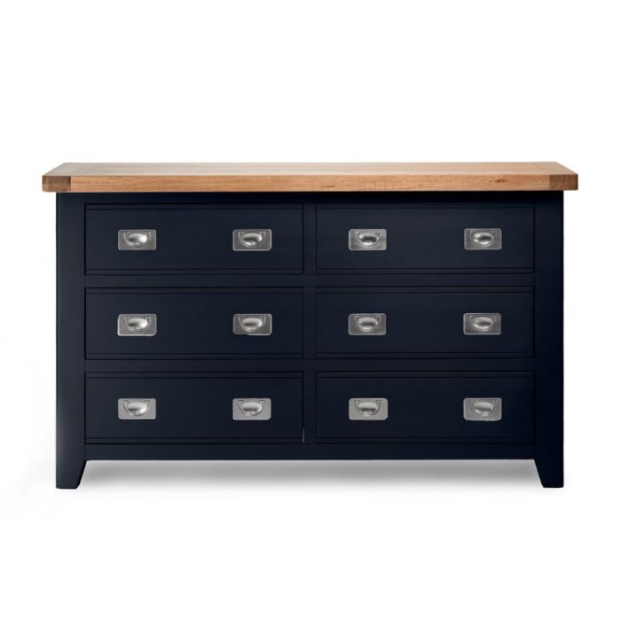 Furnshine - Borden Modish Solid Wood Chest of Drawer With 6 Drawers - Image 8