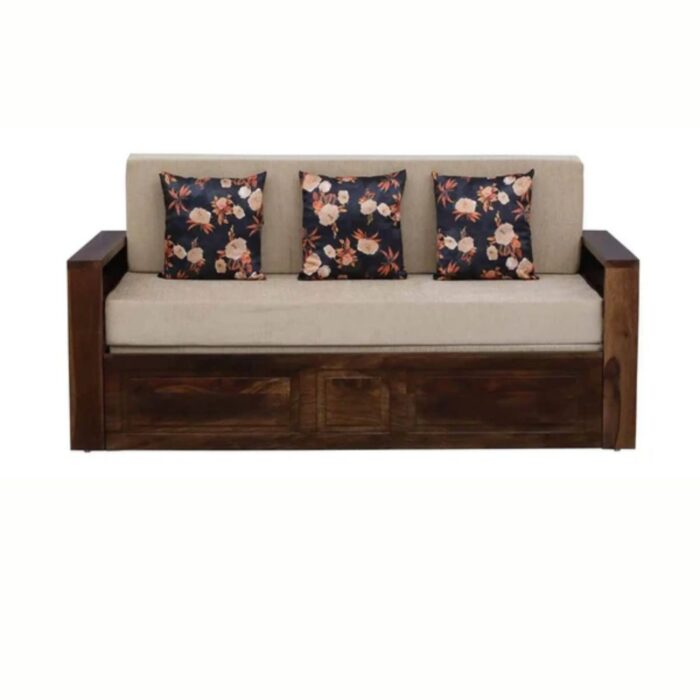 Furn Shine Arlo Solid Sheesham Wood Sofa cum Beds - Image 2