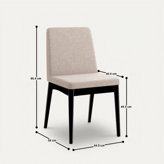 Furnshine - The Adette Black Round Dining Table 4 Seater Set - Image 9