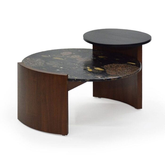 Furn Shine - Stylish Crimper Black Coffee Table - Image 1