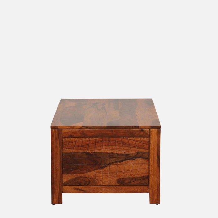 Furnshine - Payne Sheesham Wood Rectangular Coffee Table in Honey Oak Finish - Image 5