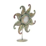 Furnshine - Ridley Handcrafted Artistic Sun Tabletop Decor – Multicolor Metal Cutwork Indian Home Accent Showpiece - Image 5