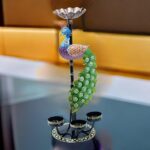 Furnshine - Tammy Handcrafted Metal Peacock T-Light Holder for Festive Home Decor, Diwali, Housewarming & Pooja - Image 3