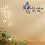 Furnshine - Divine Ganesha Wall Hanging Three Key Holder | Handcrafted Metal Ganesh Ji Key Rack with Blessing Hands for Entryway & Home Decor - Image 2
