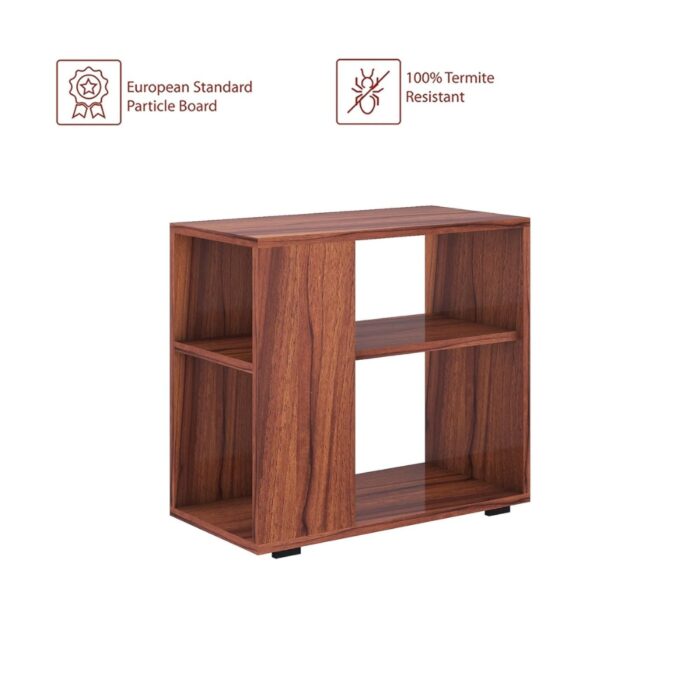 Furnshine - Delbert Engineered Wood End Table/Side Table (Asian Walnut) - Image 3