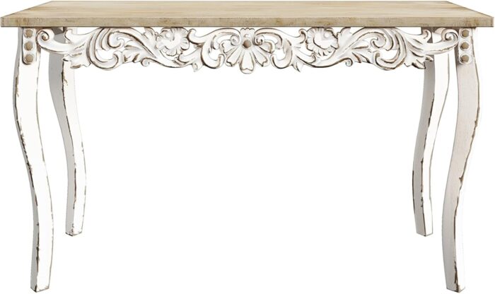 Furnshine - Beal Wooden Carved Console Table in Solid Mango Wood - Image 10