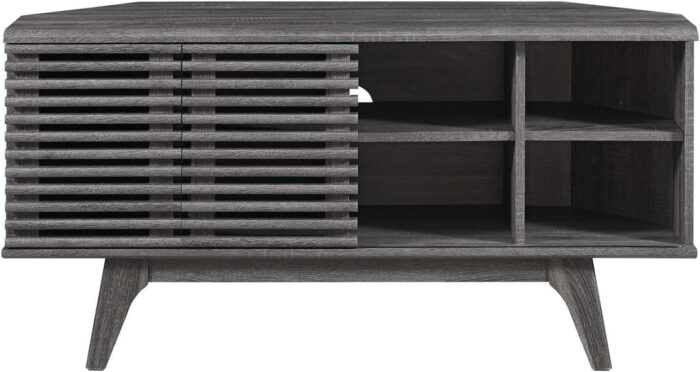 Furnshine - Modway Render 46" Corner TV Stand With Wal Finish - Image 14