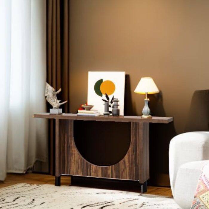Furnshine - 70.86 Inch Farmhouse Console Table | Vintage Entryway Foyer Table - Image 6