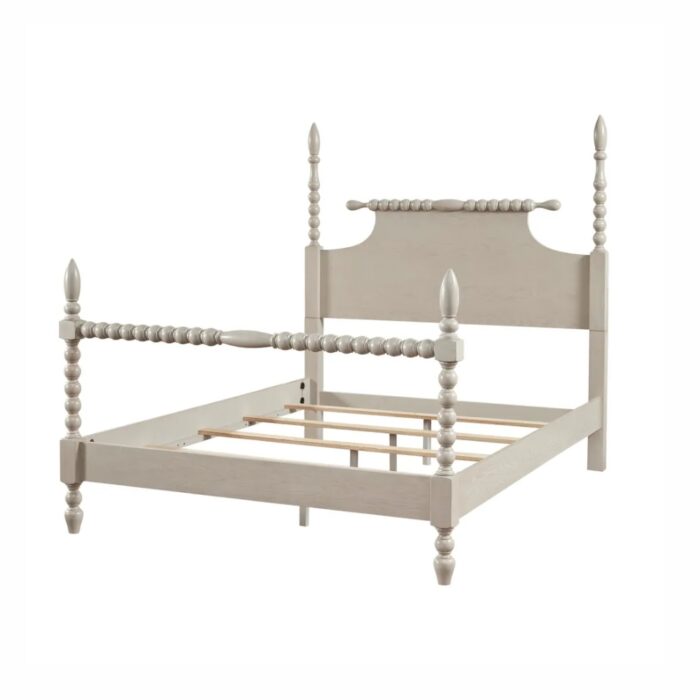 Furnshine Beckett Queen Size Bed - Antique Cream - Image 7