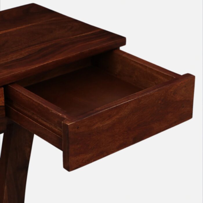 Furnshine - Hawes Sheesham Wood Console Side Table with Drawer Storage - Image 4