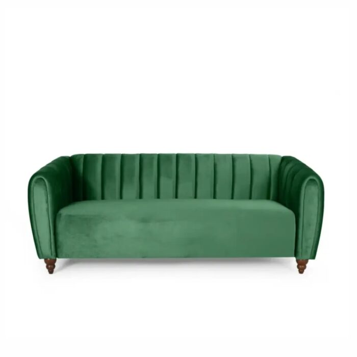 Furnshine - Alexus 77.25'' 3+1 Seater Velvet Tuxedo Arm Sofa - Image 7