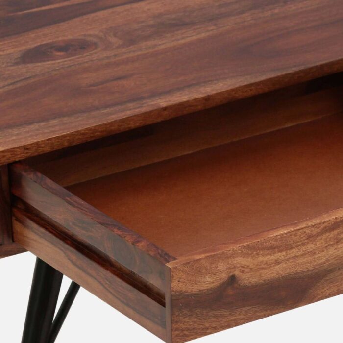 Furnshine - Tory Sheesham Wood Coffee Table with Iron Legs - Image 7