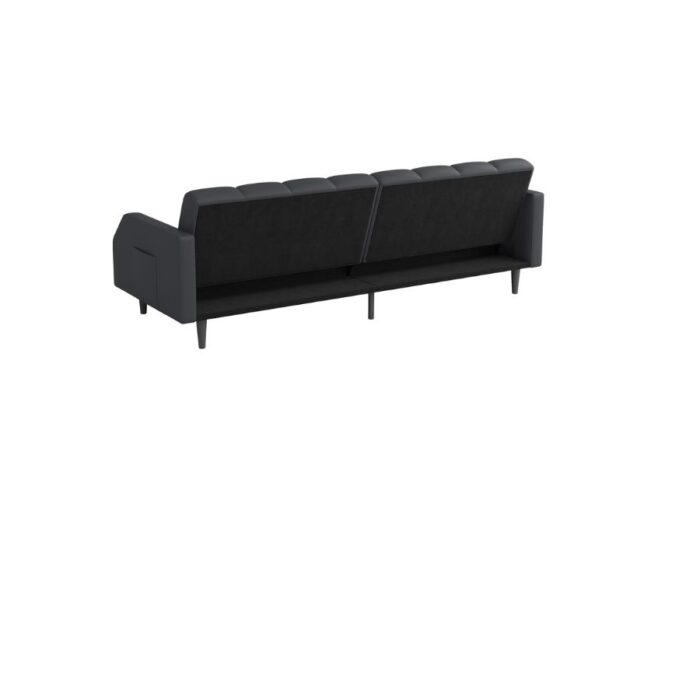 Furnshine - Avri Faux Leather Futon Adjustable Sofa Bed Couch - Image 23