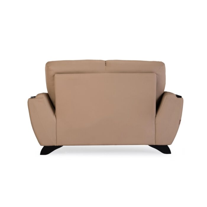 Furnshine - Sly Leatherette 3/2/1 Seater Style Sofa in Mushroom Brown - Image 5