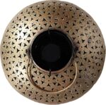 Furnshine - Harpo Handcrafted Brass Filigree Candle Holder – Ornate Metal Tealight Lamp for Meditation, Festival & Home Decor - Image 4
