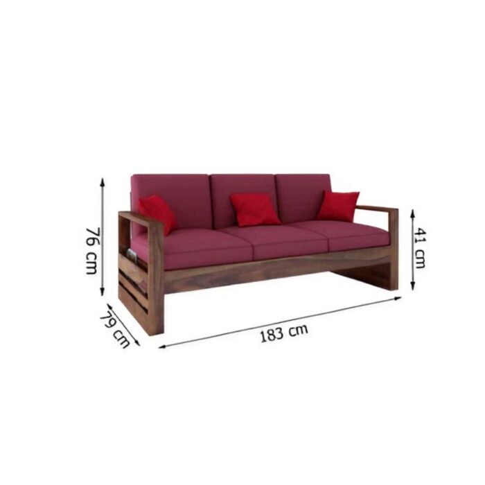 Furn Shine - The Athena 3+2 Seater Fabric Sofa - Image 6