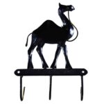 Furnshine - Thorne Handcrafted Metal Camel Key Holder – Antique Wall Mounted Key Hanger with 3 Hooks - Image 4