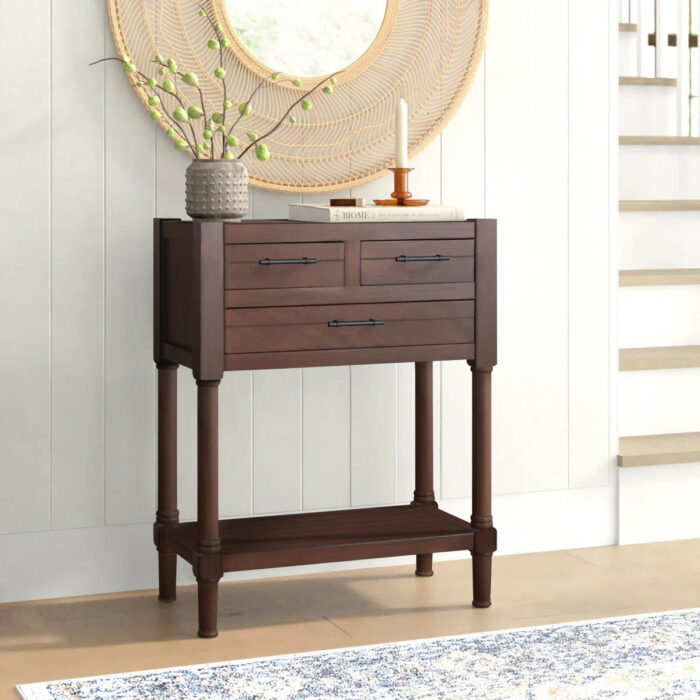 Furnshine - Bassett 3-Drawer Bottom Shelf Console Table - Image 18