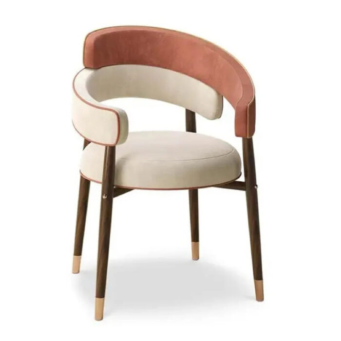 Furn Shine - Saralee Fabric Upholstered Dining Chair/Armchair - Image 2