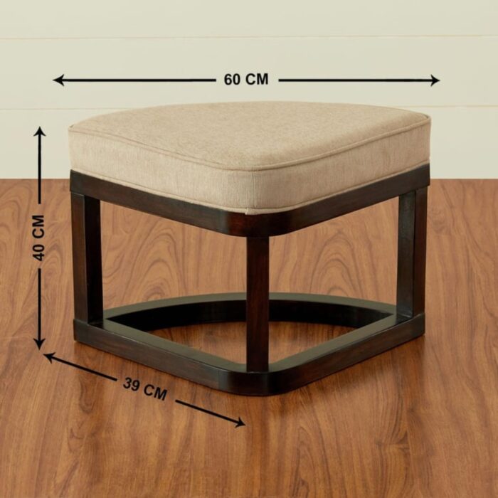 Furnshine - Hooker Glass Top Coffee Table with Stools - Rich Brown - Image 12