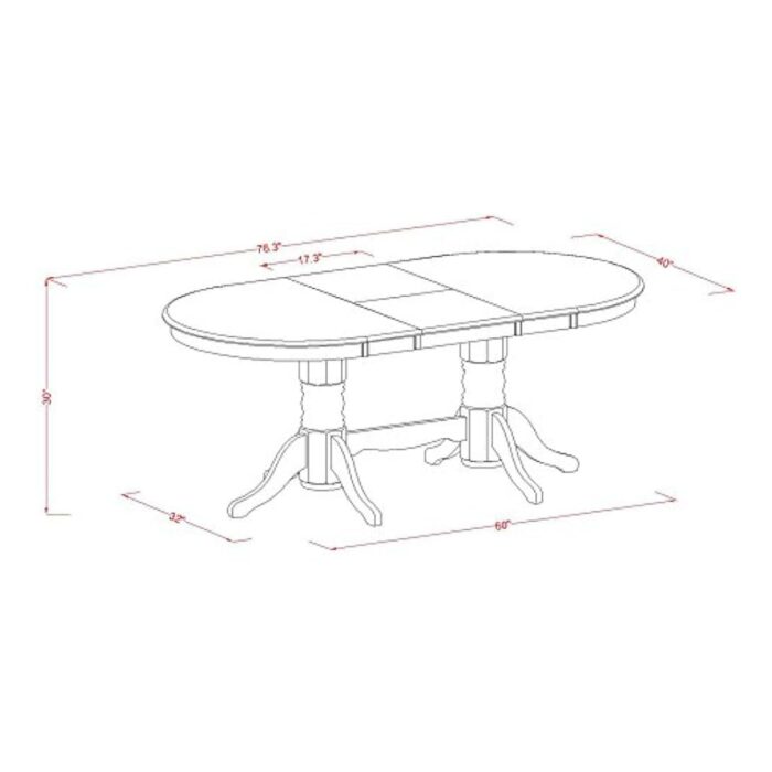 Furnshine Kitchen Table & Chairs Set - Image 7