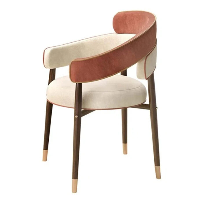 Furn Shine - Saralee Fabric Upholstered Dining Chair/Armchair - Image 4