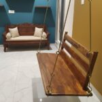 Furnshine - Yeats Porch Solid Wood Swing (Jhula)