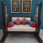 Furnshine - Nelly Sheesham Wood Freestanding Swing with Brass & Iron Chains - Image 6