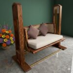 Furnshine - Ringo Freestanding Solid Wood Swing Chair - Image 3