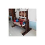 Furnshine - Nelly Sheesham Wood Freestanding Swing with Brass & Iron Chains - Image 9