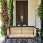 Furnshine - Dagger Sheesham Wood & Rattan (Cane Weaved) Swing - Image 3