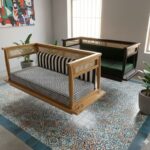 Furnshine - Payton Sheesham Wood & Cane Weaved Swing - Image 3