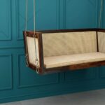 Furnshine - Dagger Sheesham Wood & Rattan (Cane Weaved) Swing - Image 4