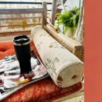 Furnshine - Evelynn Reversible Solid Wood & Rattan Swing (White Wash Finish) - Image 5