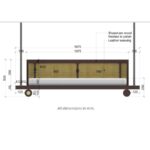 Furnshine - Jameson Reversible Sheesham Wood & Faux-Leather Weaved Backrest Swing (Jhula) with Upholstered Side Panels - Image 5