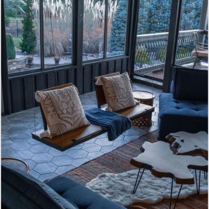 Furnshine - Odele Solid Sheesham Wood Swing Chair ( 5+ modular configurations of backrest ) - Image 7