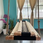 Furnshine - Fenton Black & White Woven Swing with Backrest - Image 8