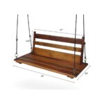 Furnshine - Yeats Porch Solid Wood Swing (Jhula) - Image 9