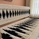 Furnshine - Fenton Black & White Woven Swing with Backrest - Image 9