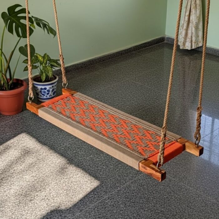 Furnshine - Lathan Hand Woven Swing for Adults & Kids - Image 1